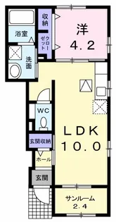 シャンス A【1階】の間取り