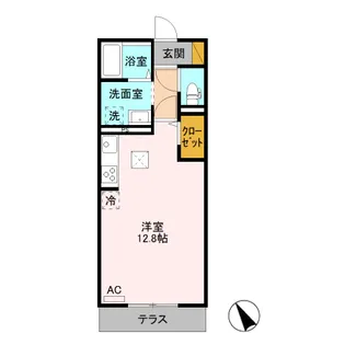 カスタリアⅣ【1階】の間取り