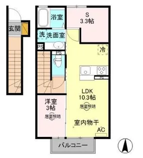 ブラン【2階】の間取り