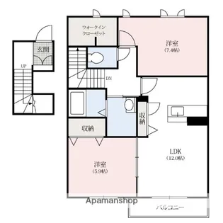 未来ロード【2階】の間取り