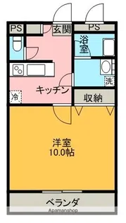 ソレイユ・【2階】の間取り
