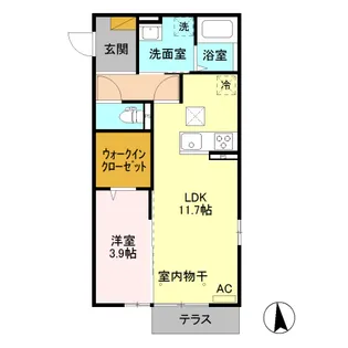 グランセ【1階】の間取り