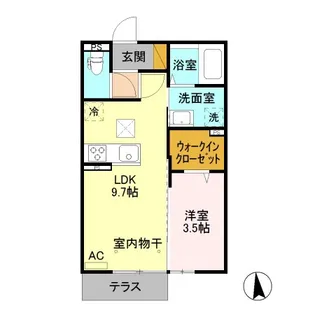 グランセ【1階】の間取り