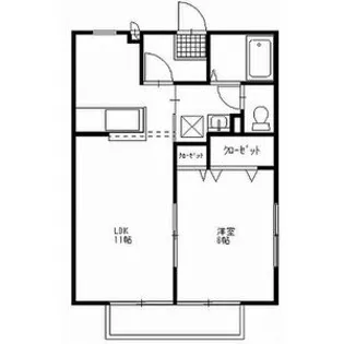 サンライズ【1階】の間取り