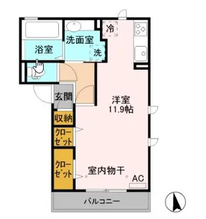 ファーストステージ【3階】の間取り