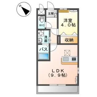 グランディールⅢ【1階】の間取り