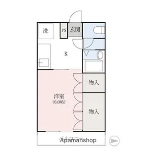 アマベルヒマワリ【2階】の間取り