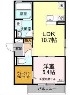 イデアーレ・ココン【3階】の間取り
