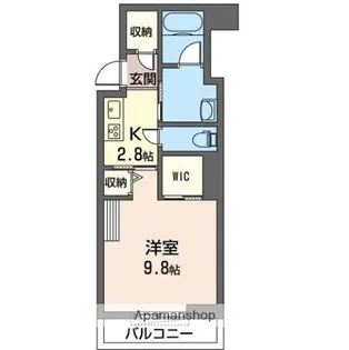 アトリエール【3階】の間取り