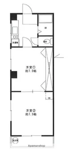 レジデンスカープ 太田【401号室】の間取り