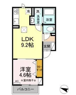 グランディール【1階】の間取り