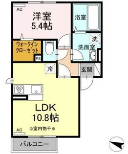 グランディール【2階】の間取り