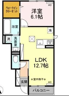 CASA FELICE【1階】の間取り
