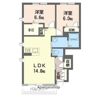 ルミエール【103号室】の間取り