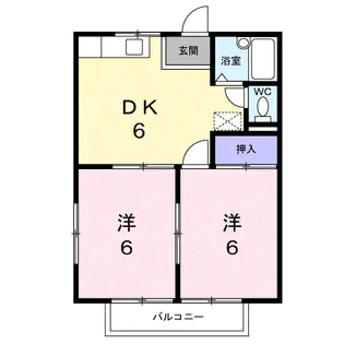 コーポ・ルピナス【2階】の間取り