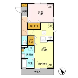 TT ANNEX【1階】の間取り