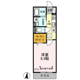 リオン【1階】の間取り
