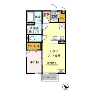 パストラル AB【2階】の間取り
