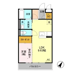エテルノ【3階】の間取り