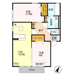 SERENO B【1階】の間取り