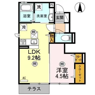 AKISA【1階】の間取り
