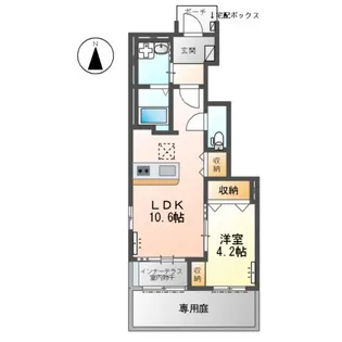 ウィスタリア【1階】の間取り