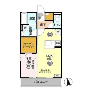 ライデンハイツ Ⅱ【3階】の間取り