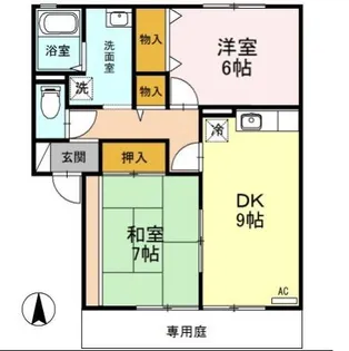 パークハイム【1階】の間取り