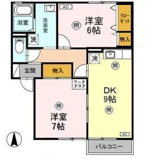 パークハイム【2階】の間取り