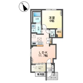 シラソル【1階】の間取り