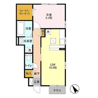 FREA C【1階】の間取り