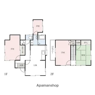 群馬県太田市金山町【一戸建】の間取り