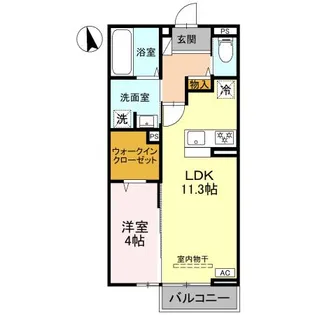 リュミエール太田【2階】の間取り