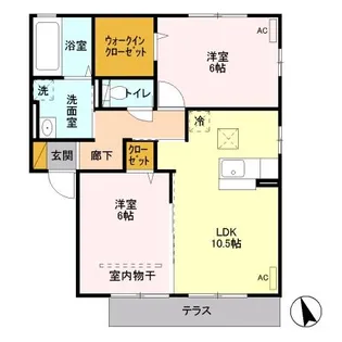 FIBRE【1階】の間取り