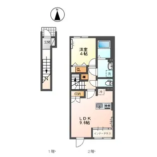 仮)東別所町アパートTR1013N1【203号室】の間取り