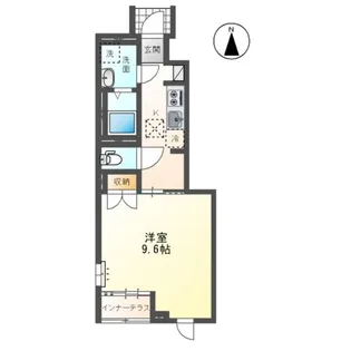 仮)東別所町アパートTR1013N1【105号室】の間取り