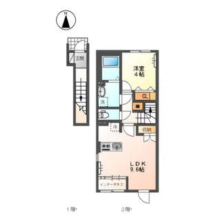 仮)東別所町アパートTR1013N1【205号室】の間取り