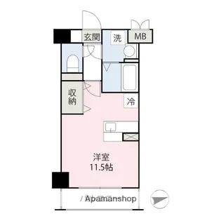 ノワールレジデンス飯田町【503号室】の間取り
