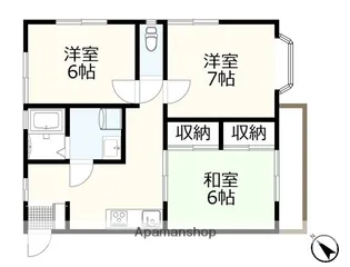 ハイツシーマ【2階】の間取り