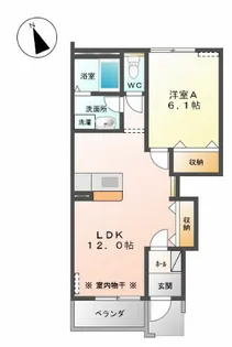 アンジュ【1階】の間取り