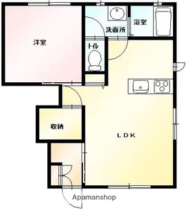 エクセレンテA【1階】の間取り