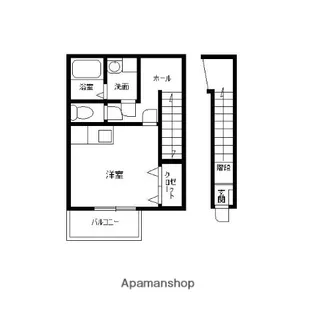ベルクレージュⅡ【202号室】の間取り