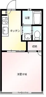 メゾンパルB【2階】の間取り