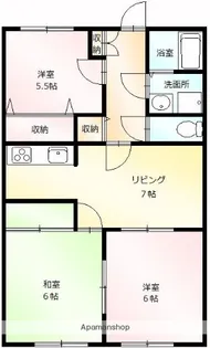 パレス・リッチヒル【301号室】の間取り