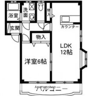 ハイツエトワールⅠ【301号室】の間取り