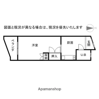 中島マンション【3階】の間取り