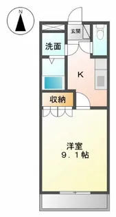 グレイス ヴィラ【1階】の間取り