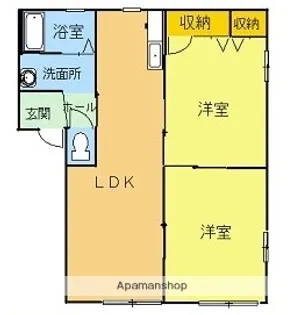 ポートストークA【2階】の間取り