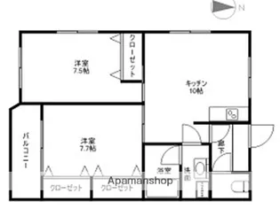 マンションミヤビ【103号室】の間取り
