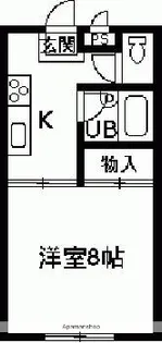 コーポたちばな【203号室】の間取り